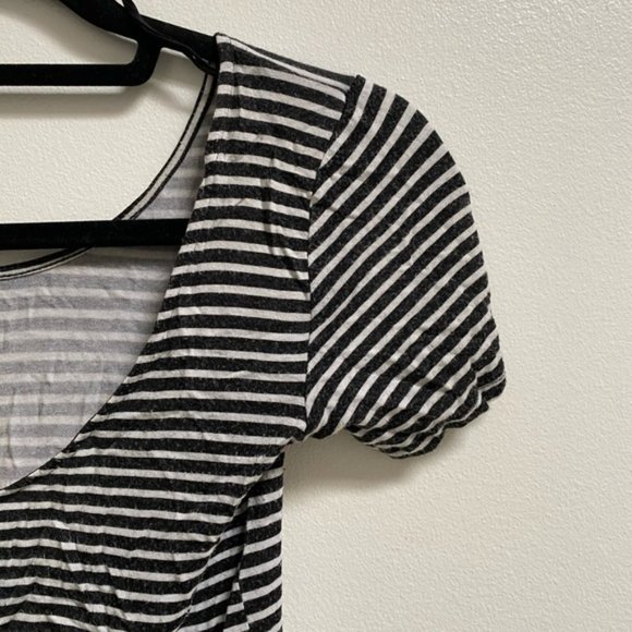 Striped Ballet Midi Crop Top - Picture 2 of 3